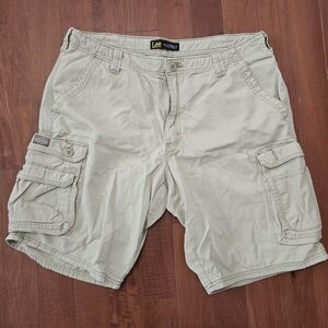 Lee Men's Light Khaki Cargo Shorts
